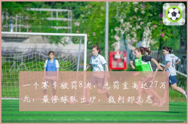 一个赛季被罚8次,总罚金高达27万元,最惨球队出炉,裁判却无恙